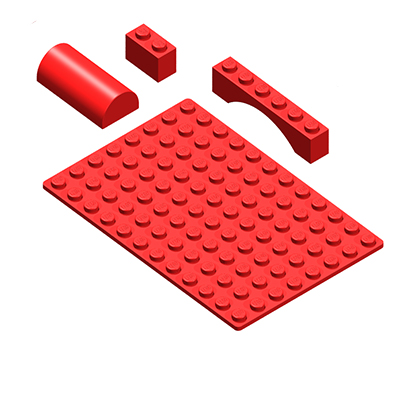 lego piece five